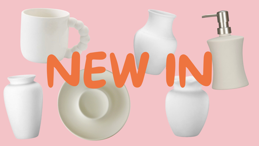 Regelmässig neue Keramikrohlinge bei ceramigas – mehr Auswahl, mehr Kreativität