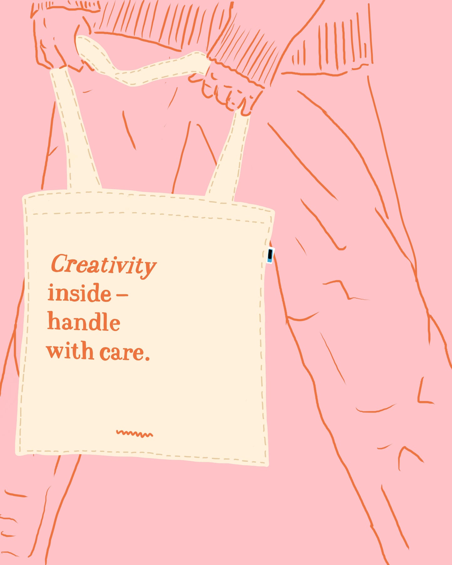 Stoff Tasche "Creativity"