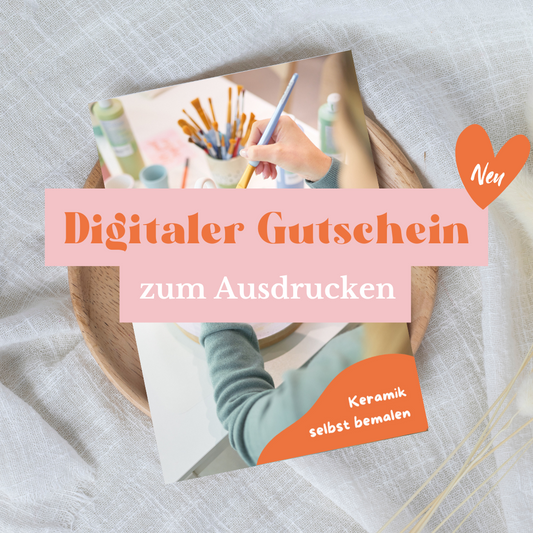 Digitaler Geschenk Gutschein zum Ausdrucken
