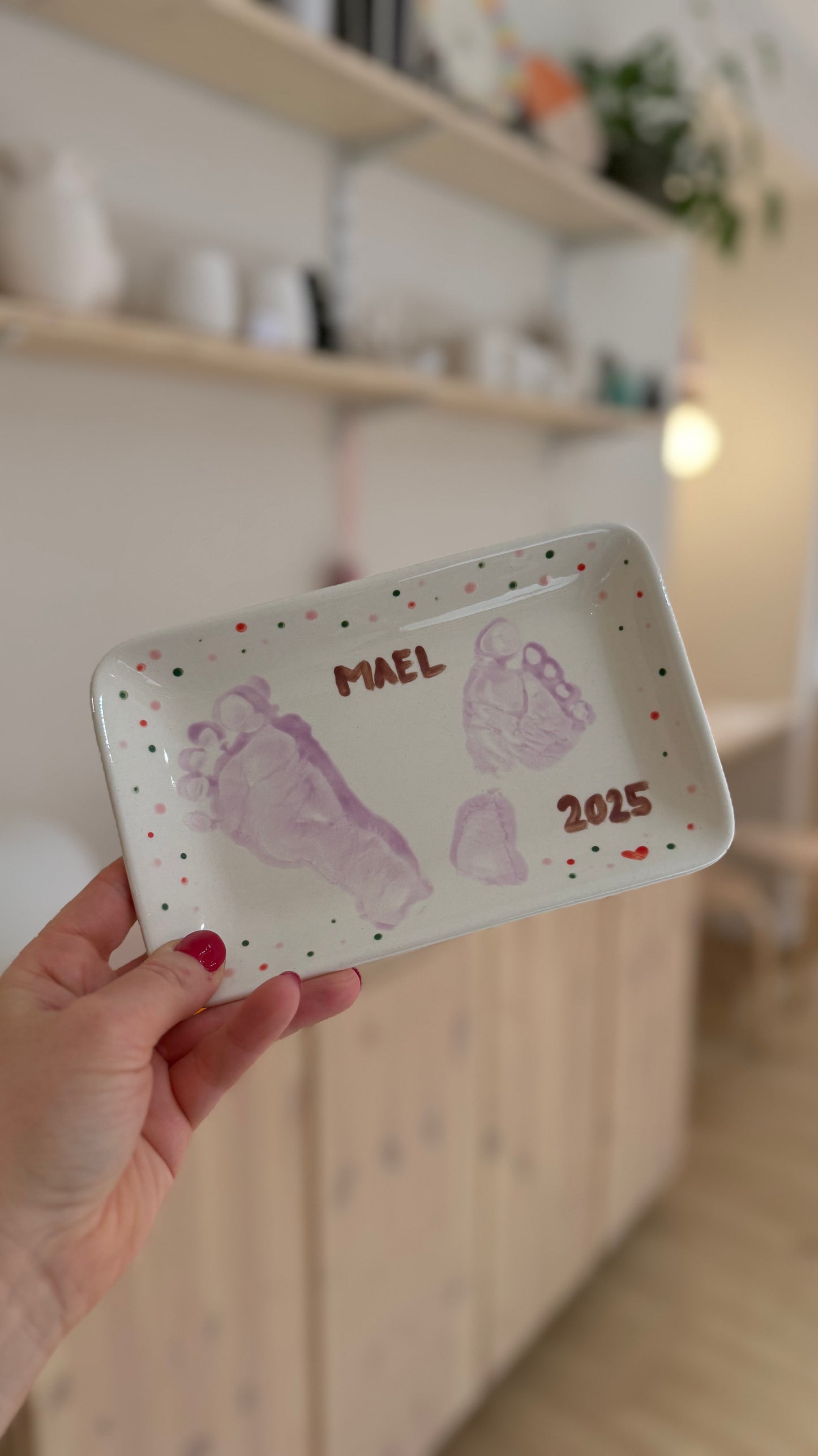 Tiny Baby Prints - Hand- und Fussabdruck auf Keramik