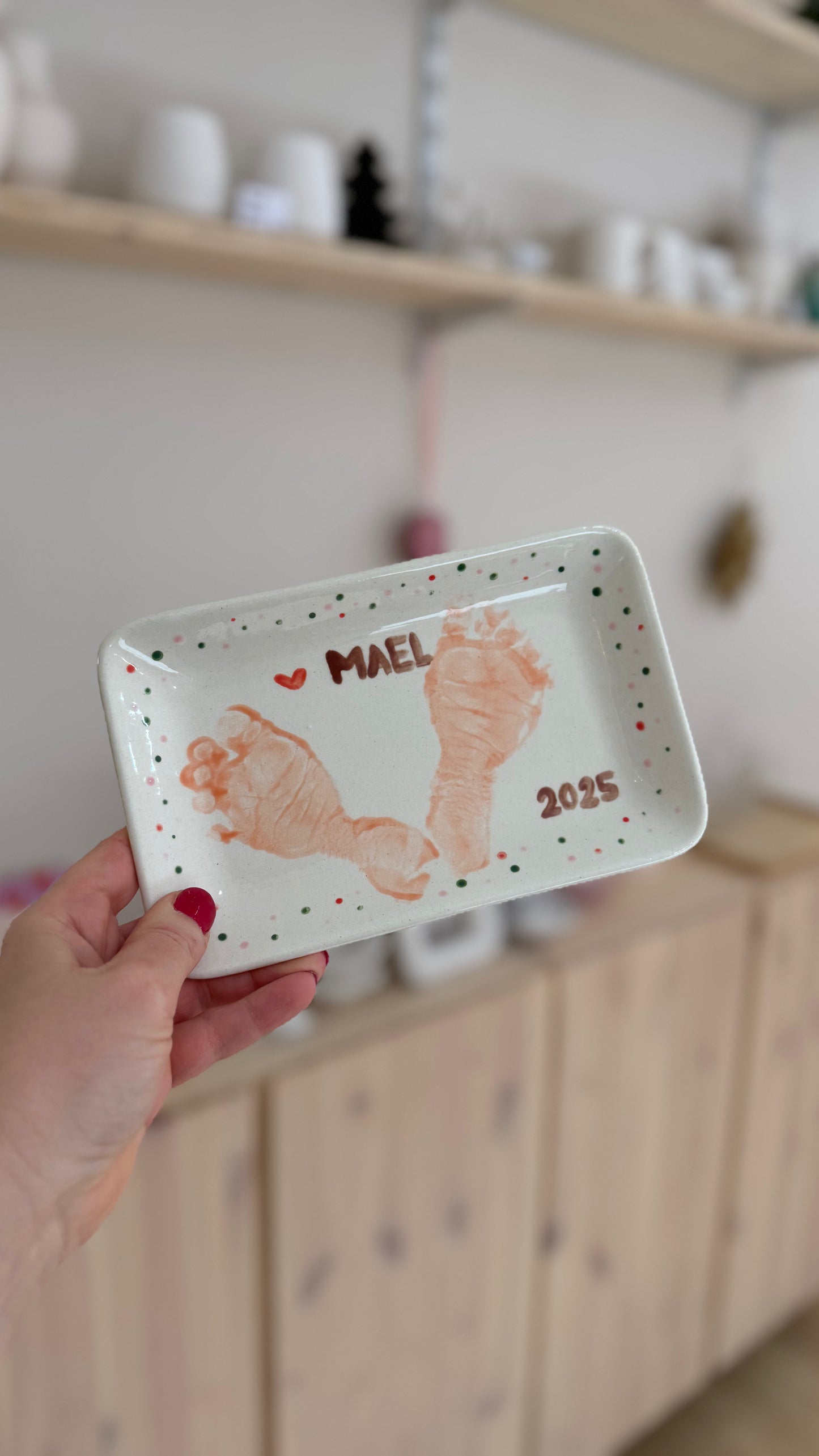 Tiny Baby Prints - Hand- und Fussabdruck auf Keramik