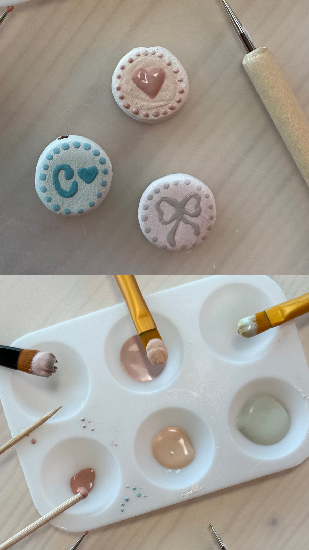 Paint & Beads Keramikperlen Schlüsselanhänger