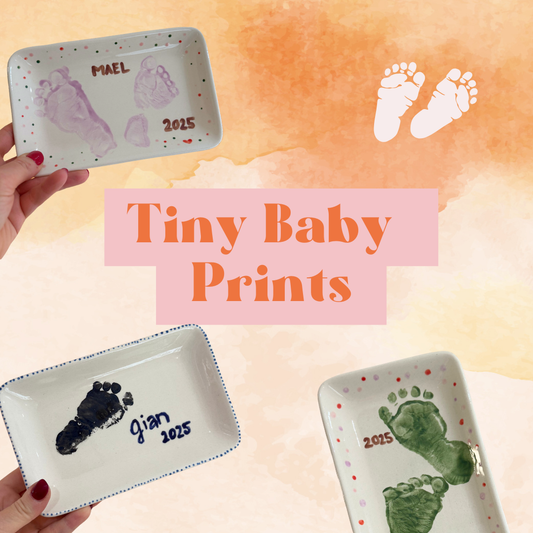 Tiny Baby Prints - Hand- und Fussabdruck auf Keramik